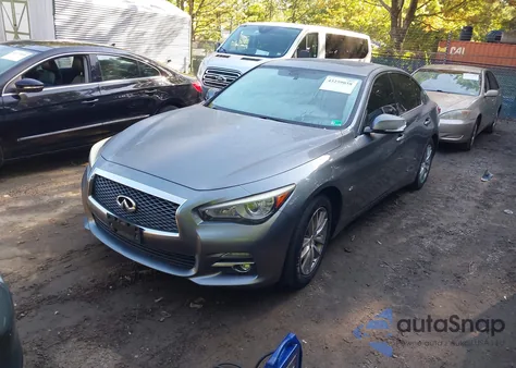 2017 Infiniti Q50 2.0T Premium z USA, uszkodzony, nr VIN JN1CV7AR2HM680267
